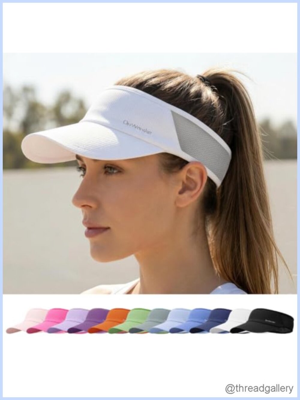 Lightweight Sport Sun Visor Hat UPF 80+ Quick Dry